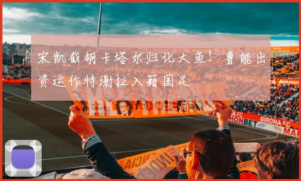 宋凯截胡卡塔尔归化大鱼！鲁能出资运作特谢拉入籍国足